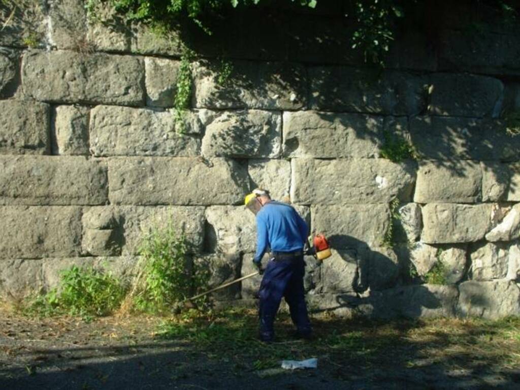 appia antica nel comune di ariccia