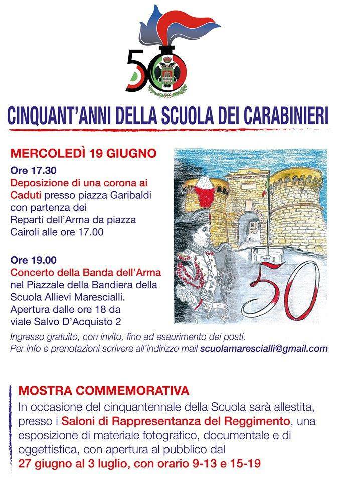 50 anni scuola carabinieri