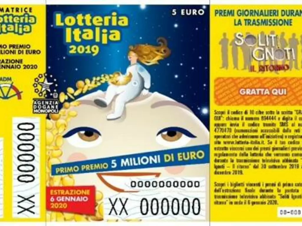 Lotteria, un biglietto da 100mila euro venduto a Polesine Zibello