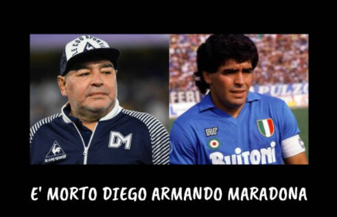 MORTO DIEGO MARADONA