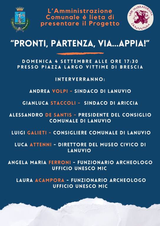 evento via Appia Lanuvio