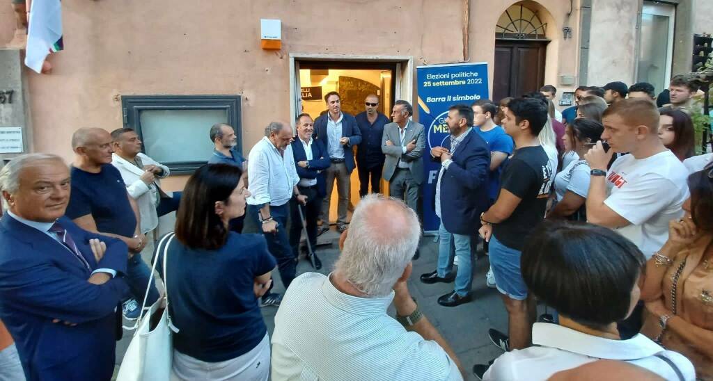 Marino inaugurazione comitato elettorale Fratelli d'Italia 2