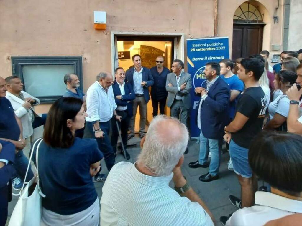 Marino inaugurazione comitato elettorale Fratelli d'Italia 2