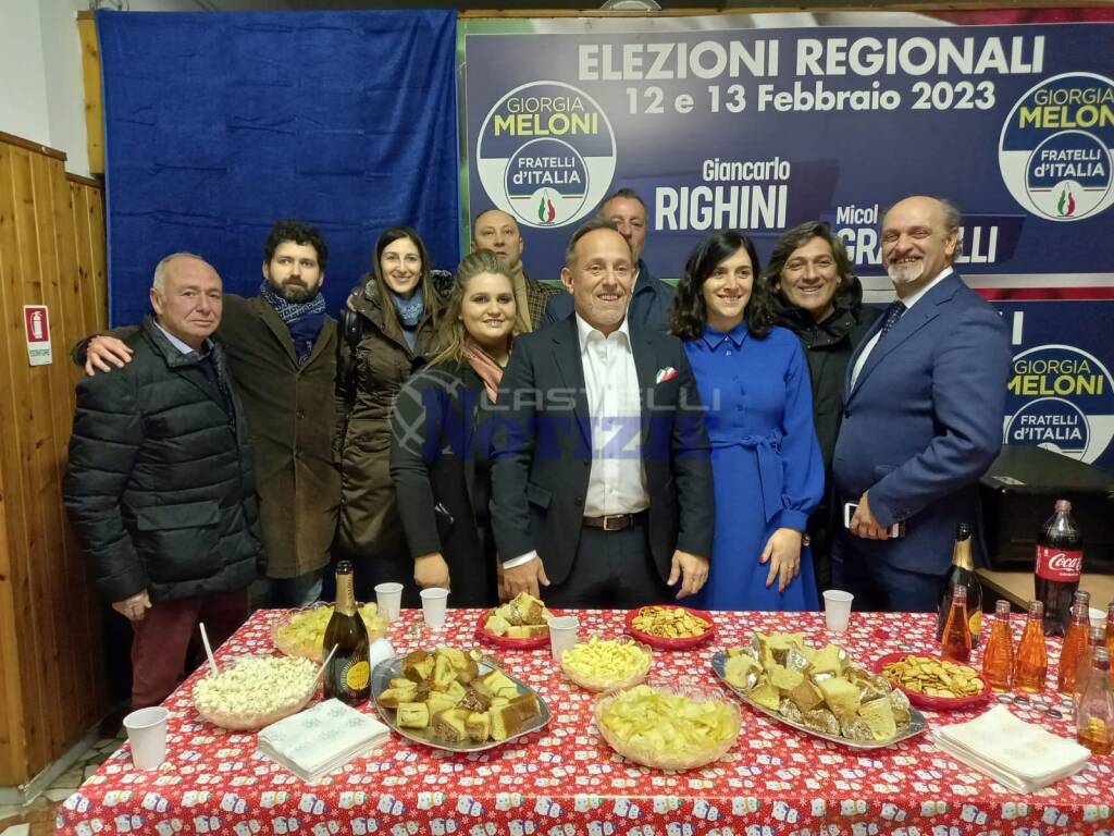 A Lariano inaugurato il Comitato elettorale FdI per Giancarlo Righini e Micol Grasselli