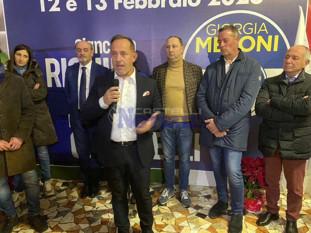 A Lariano inaugurato il Comitato elettorale FdI per Giancarlo Righini e Micol Grasselli