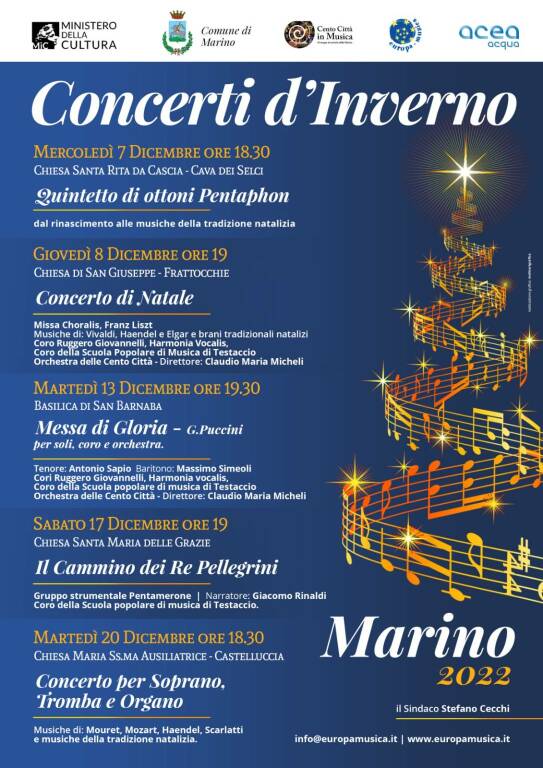 Concerti Inverno Marino