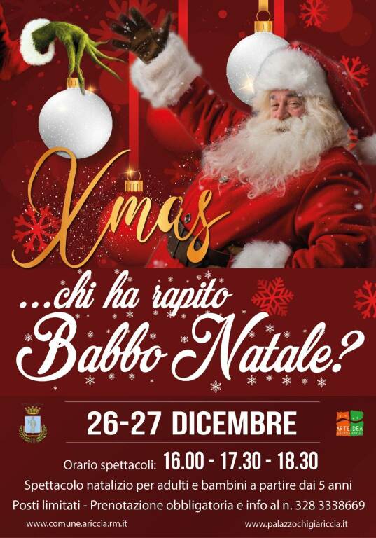 chi ha rapito babbo natale ariccia