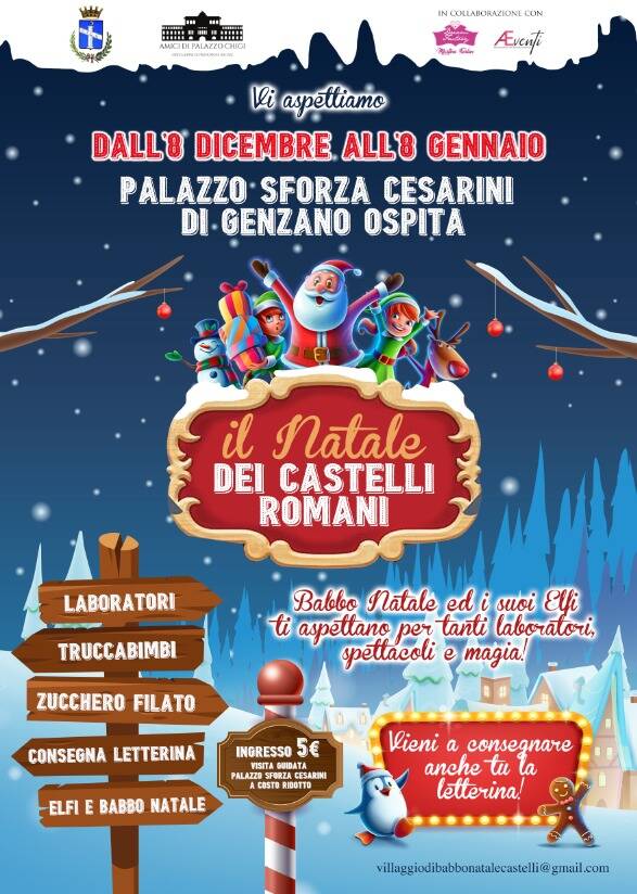 Genzano Il Natale dei Castelli Romani Palazzo Sforza Cesarini Locandina Intera