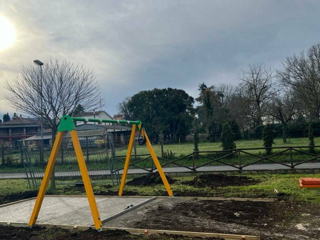 Zagarolo parco piazza della Pace giochi inclusivi 2