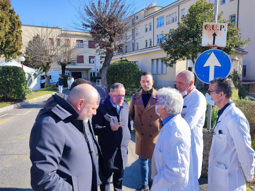 Ospedale di Velletri, la visita del Sottosegretario alla Salute on. Marcello Gemmato (FOTO)