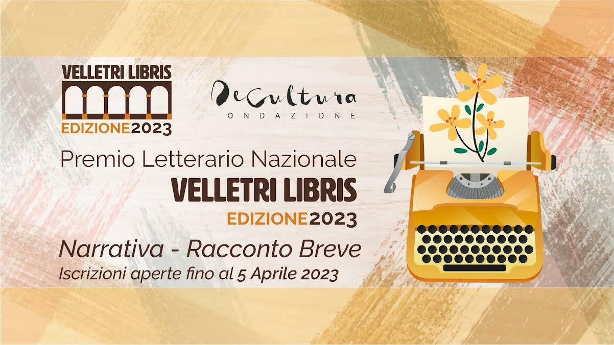 Velletri Libris Premio Letterario Narrativa Breve 2023 Orizz