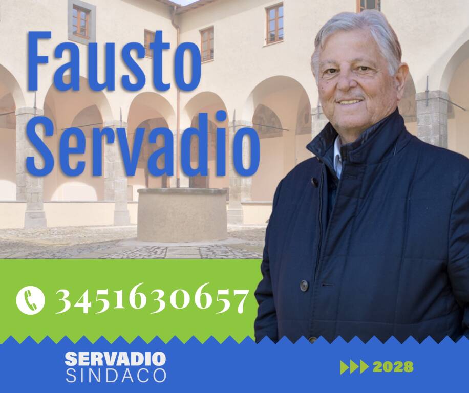 fausto servadio sindaco