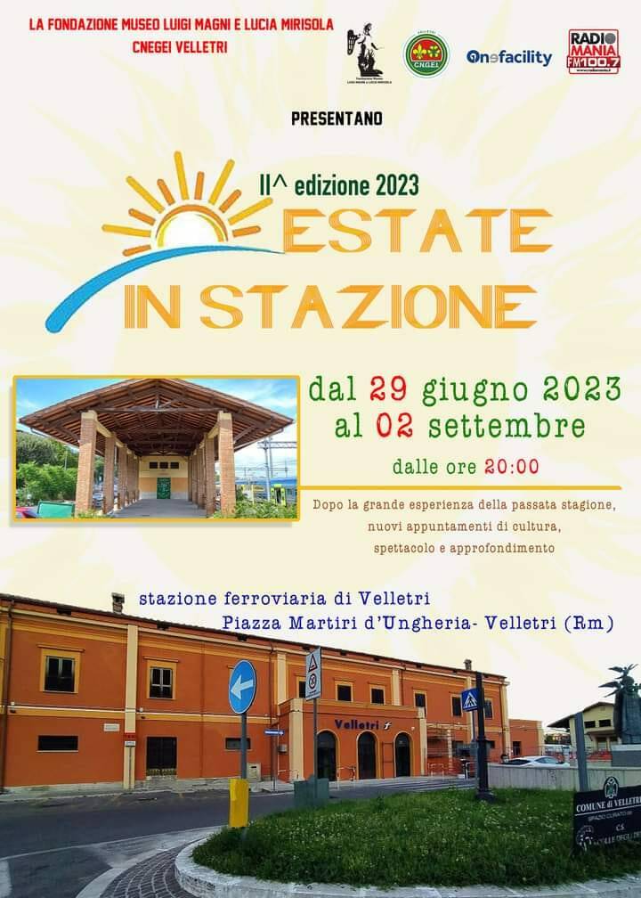 Velletri Estate in Stazione 2a edizione Locandina Intera