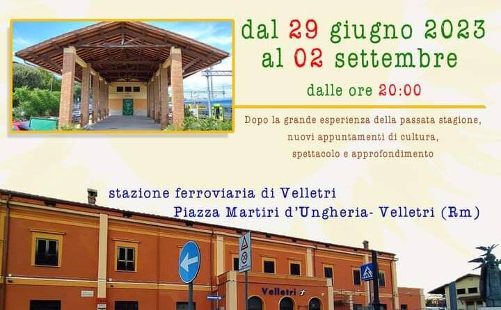 Estate in Stazione Velletri 2a edizione Locandina Orizz 2