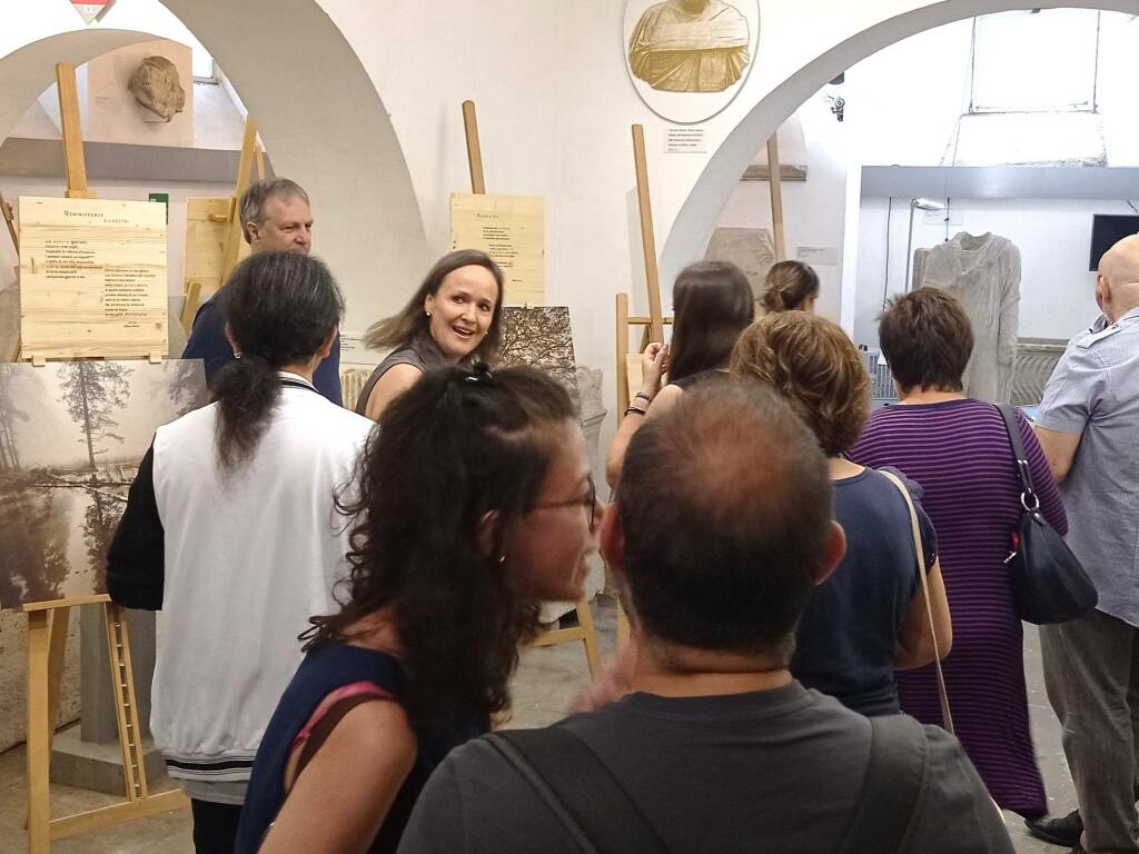 ALBANO - Ultimo tour guidato al Museo Civico "Mario Antonacci" per la mostra d'arte letteraria e visiva di Sabrina Vanini