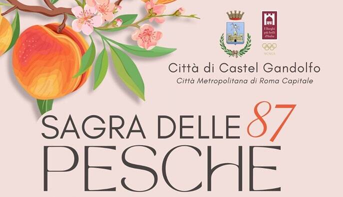 Castel Gandolfo 87a Sagra delle Pesche Locandina Orizz