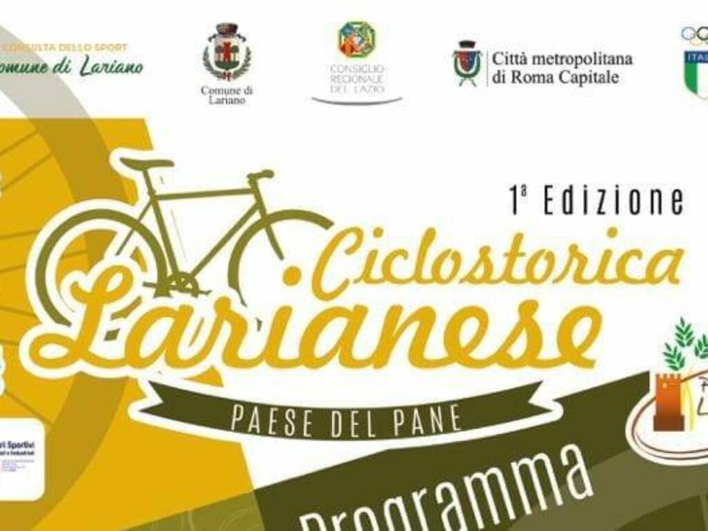 Lariano 1a Ciclostorica Larianese Locandina Orizz