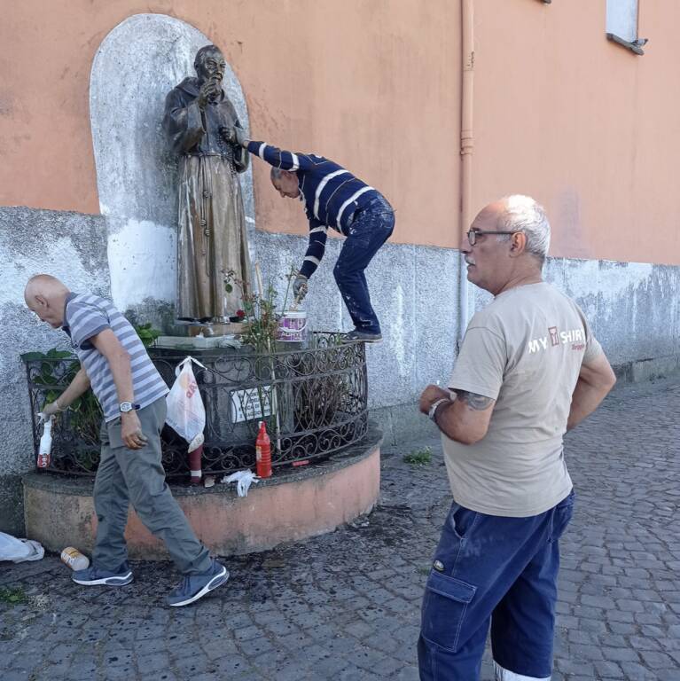 statua padre pio rocca di papa