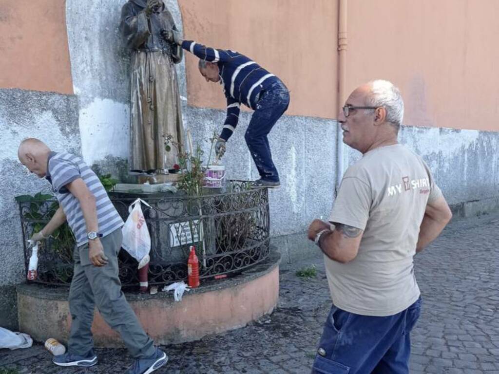 statua padre pio rocca di papa