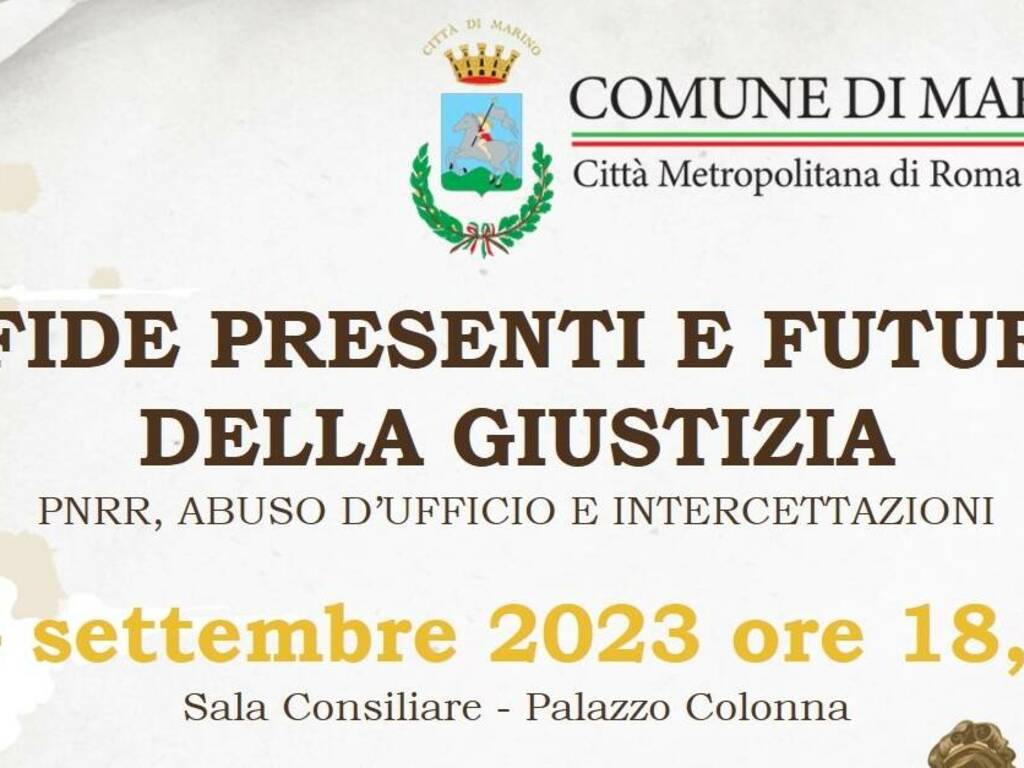 marino convegno giustizia