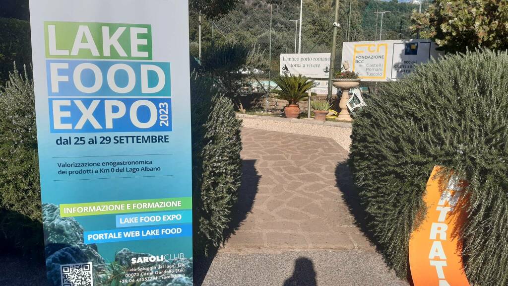 castel gandolfo lake food expo