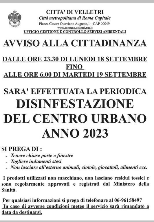 Generico settembre 2023