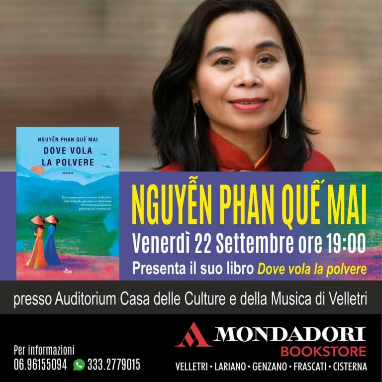 Velletri - Quando le montagne cantano: la scrittrice vietnamita Nguyen  Phan Que Mai presenta il suo nuovo libro - Castelli Notizie