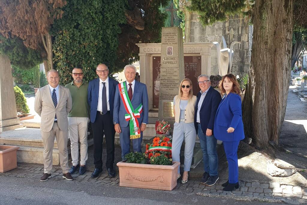 Marino cimitero omaggio Leone Ciprelli 27 Set 2023