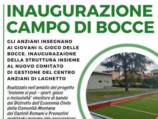 campo di bocce monte compatri 