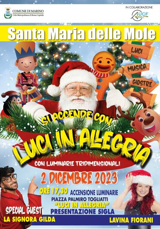 Luci in Allegria Santa Maria delle Mole 2023 Locandina Intera