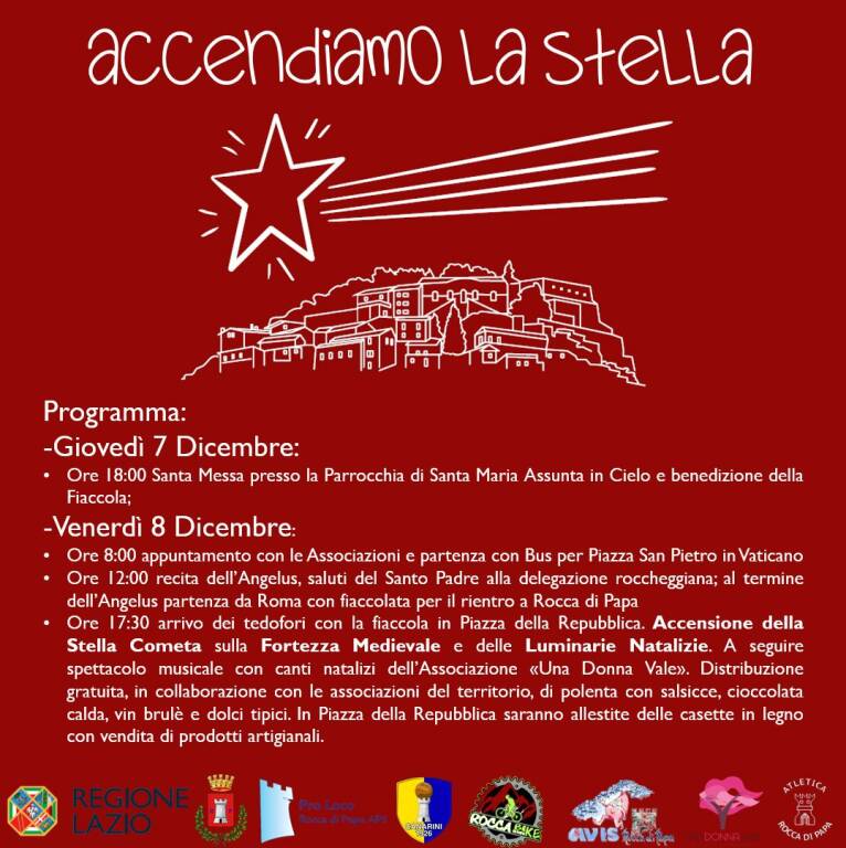 stella rocca di papa programma