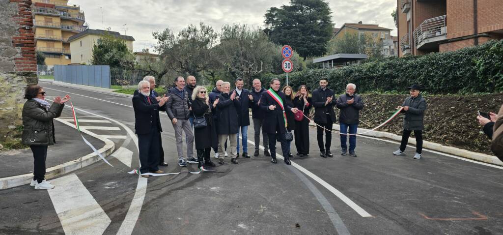 Velletri, inaugurata la bretellina di via del Mattatoio (FOTO)