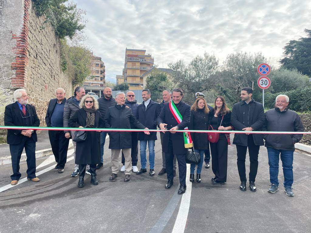 Velletri, inaugurata la bretellina di via del Mattatoio (FOTO)