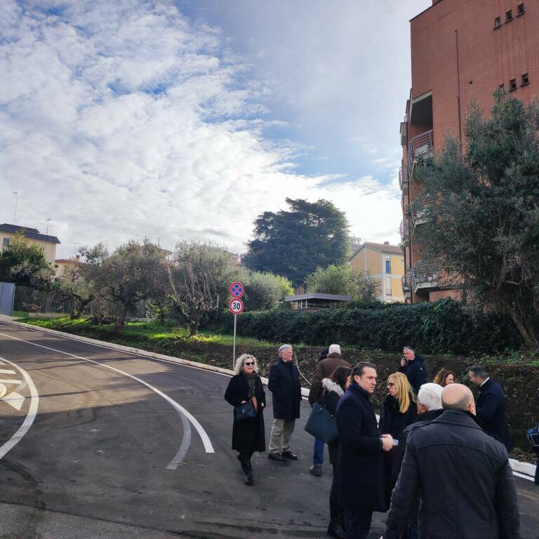 Velletri, inaugurata la bretellina di via del Mattatoio (FOTO)