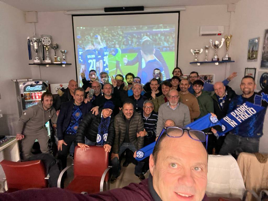 Calcio, "inaugurata" con la vittoria in Supercoppa la sede dell'Inter Club Velletri Angelo Moratti (FOTO)