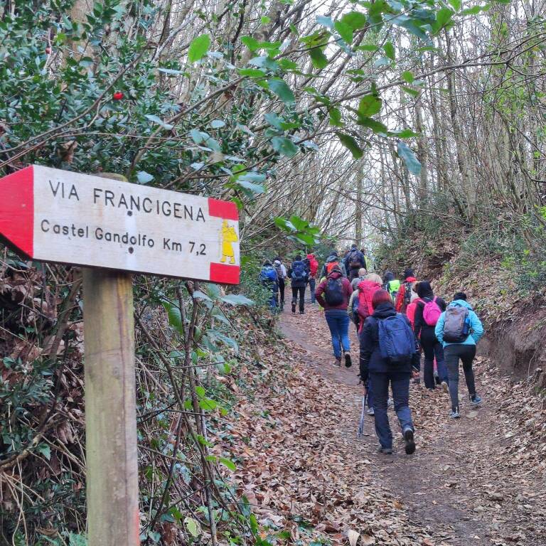 La fotogallery dell'escursione lungo il Bosco Sacro, tra Genzano e Nemi, con Trek Mood 