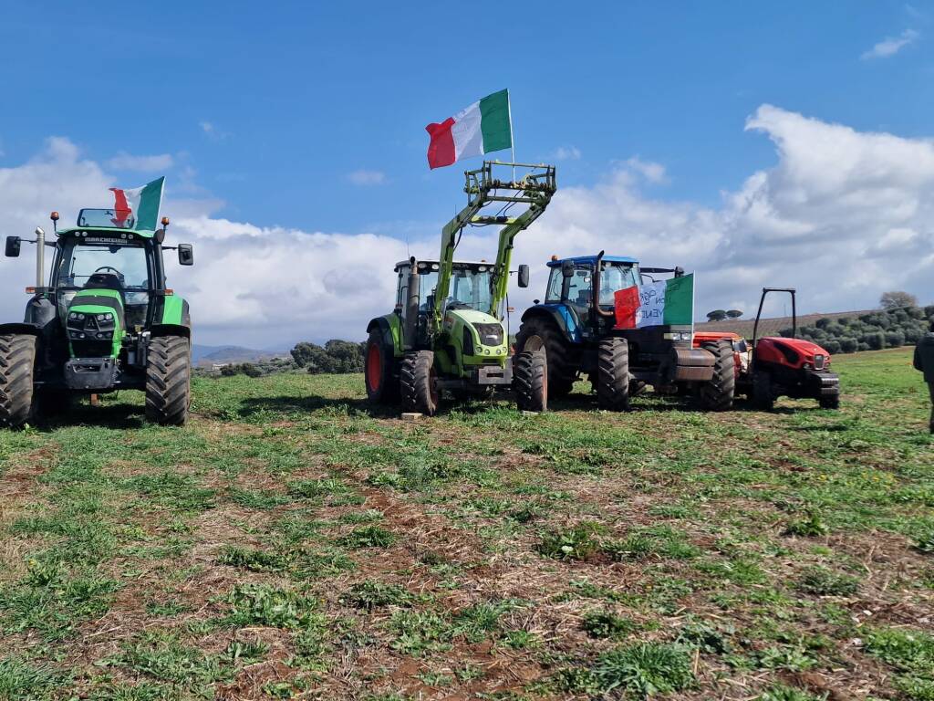 protesta agricolori ariccia