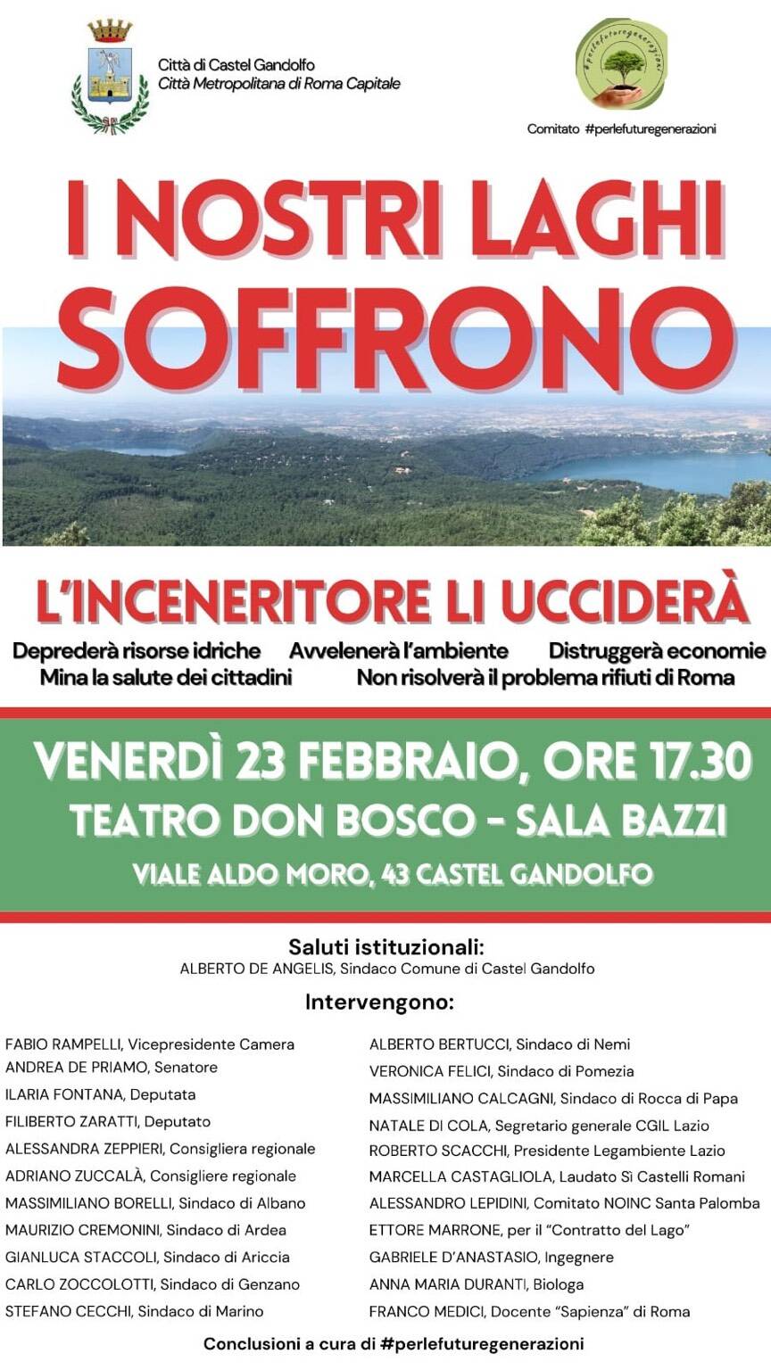 convegno laghi castelli romani