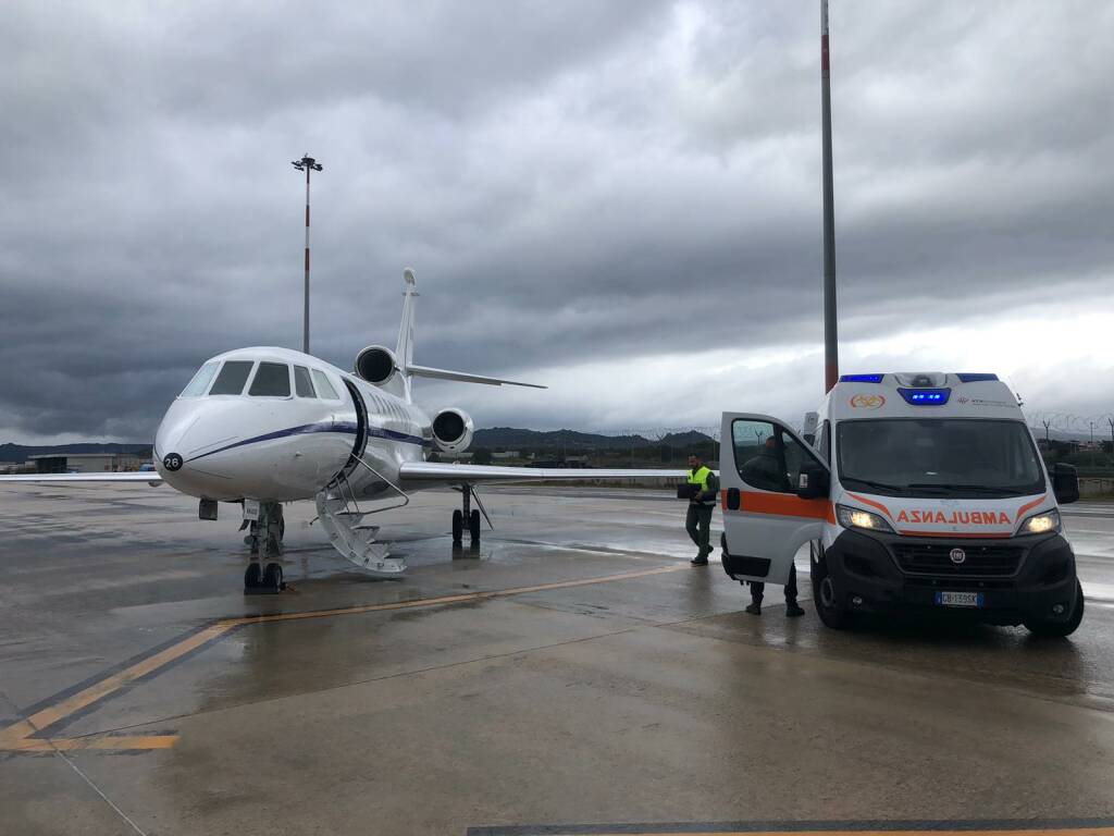 Bimba di 5 mesi trasportata d urgenza con volo Aeronautica del 31