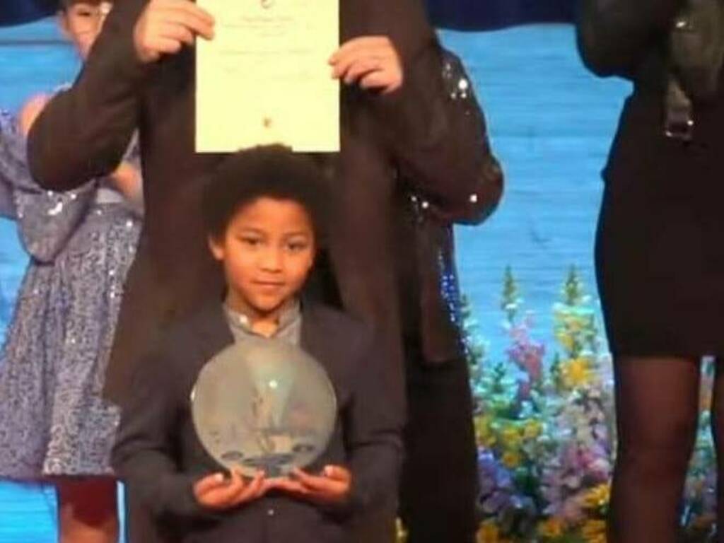 Rocca di Papa - Sole Dembele 3° Classificato a Sanremojunior