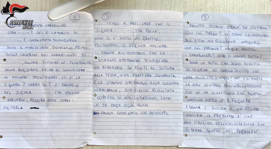 carabinieri truffe anziani lettera