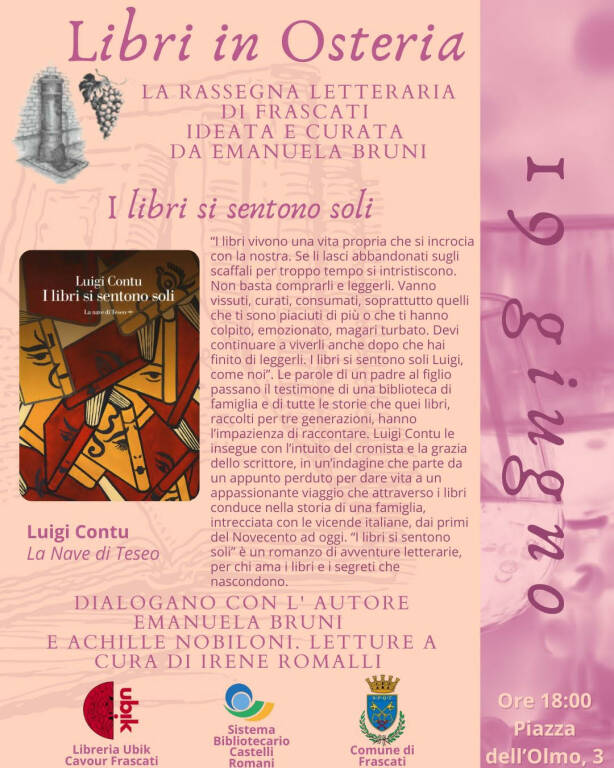 libri in osteria frascati