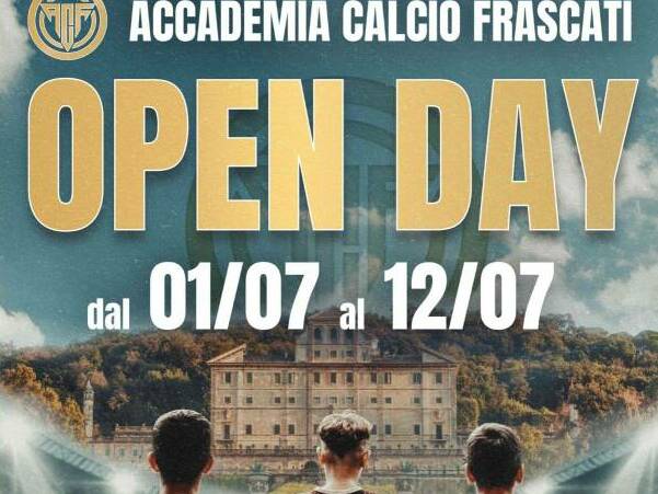 open day accademia calcio frascati