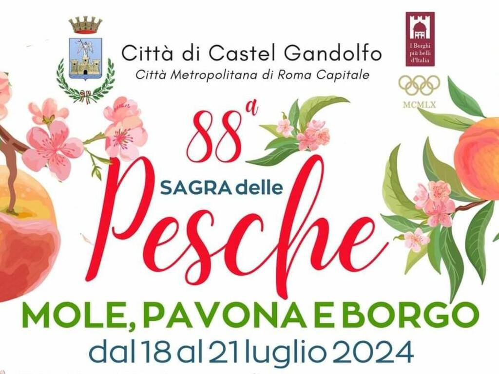 castel gandolfo sagra delle pesche