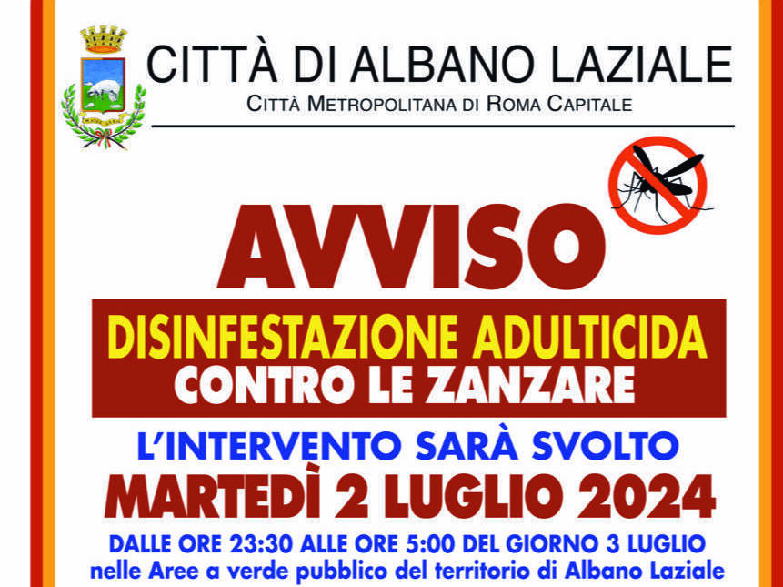 disinfestazione albano