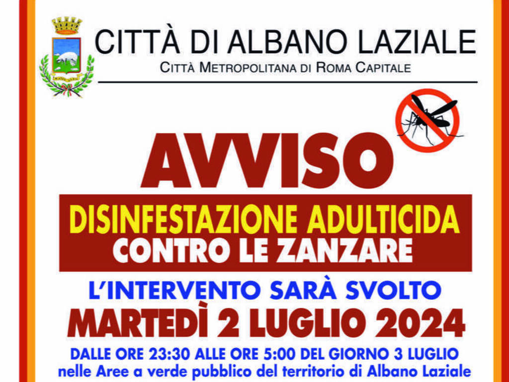 disinfestazione albano