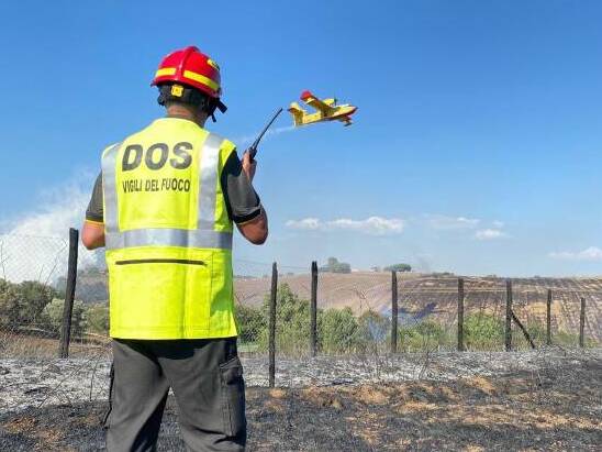 incendi provincia di roma dos 