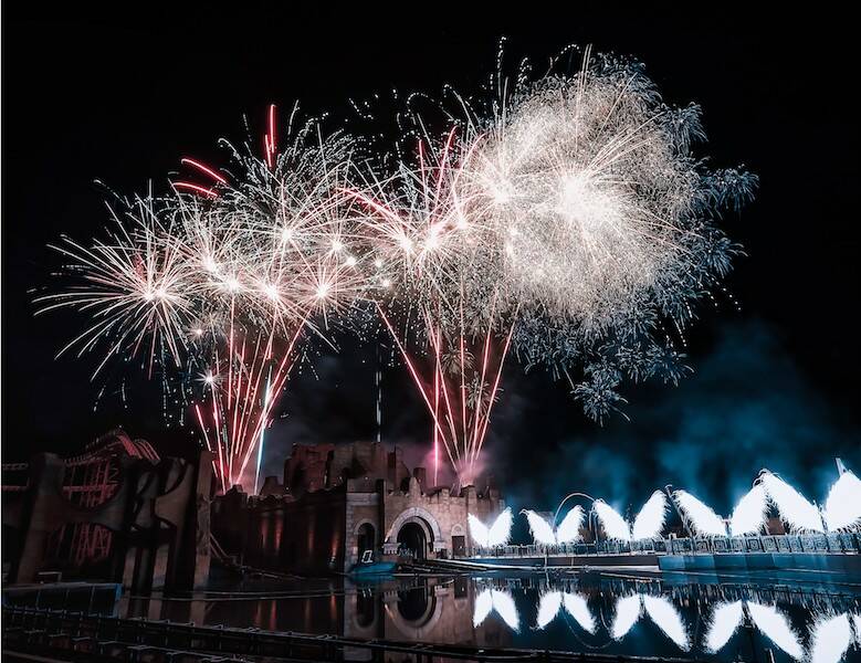 Fuochi d'artificio Cinecittà World FOTO con crediti Roberto Ceccaroni 