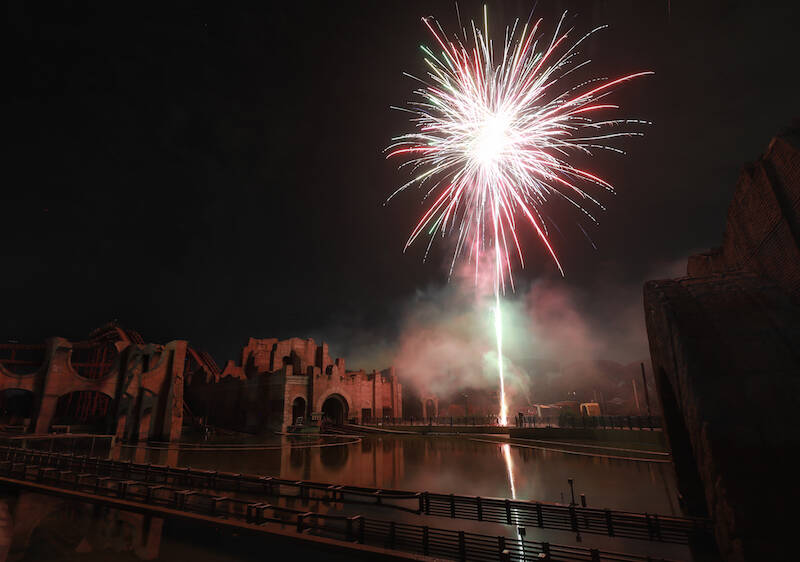 Fuochi d'artificio Cinecittà World FOTO con crediti Roberto Ceccaroni 