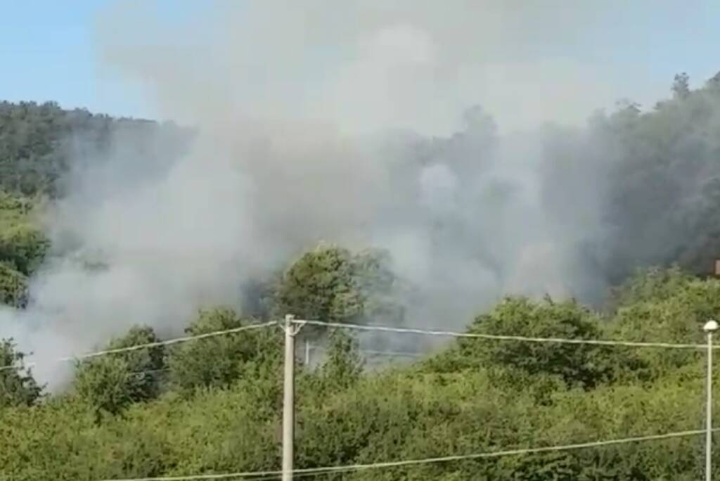 Incendio rocca di papa